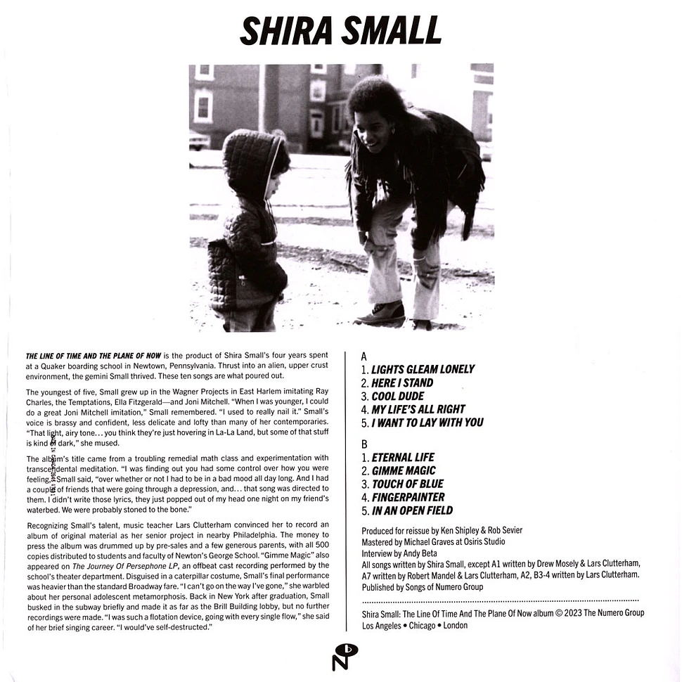 Shira Small - The Line Of Time And The Plane Of Now Black Vinyl Edition