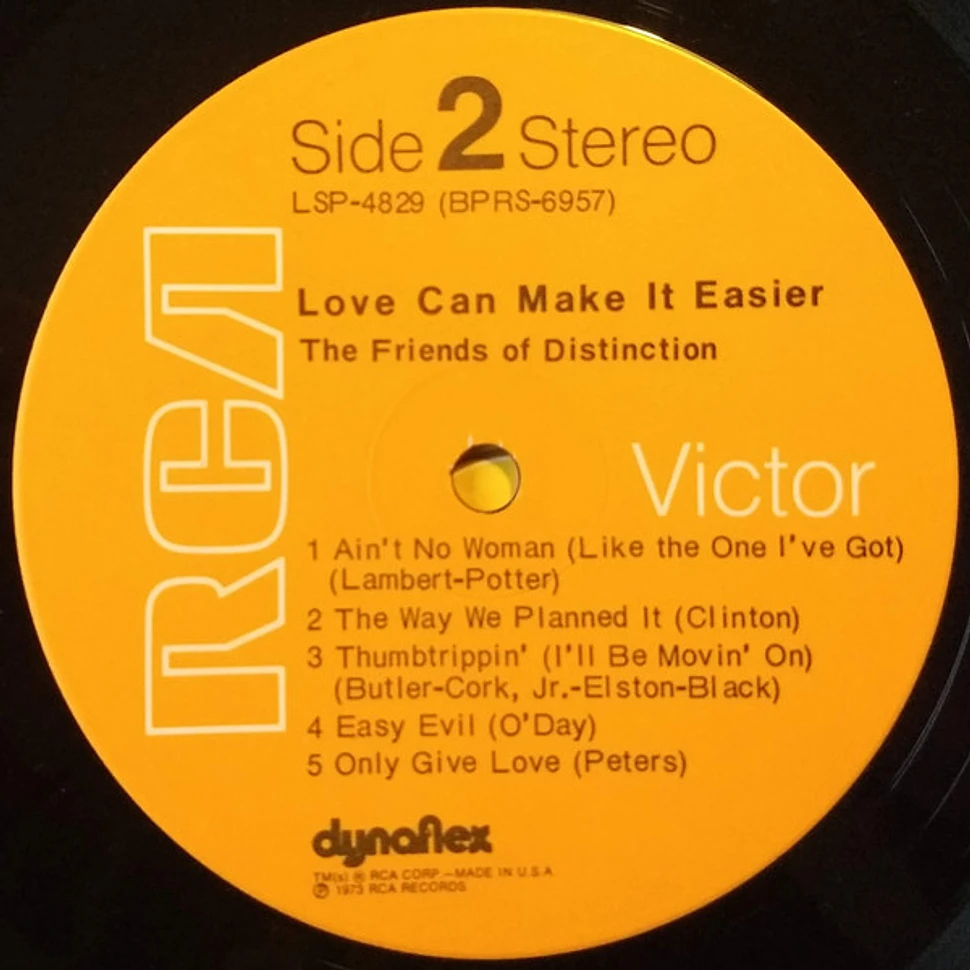 The Friends Of Distinction - Love Can Make It Easier