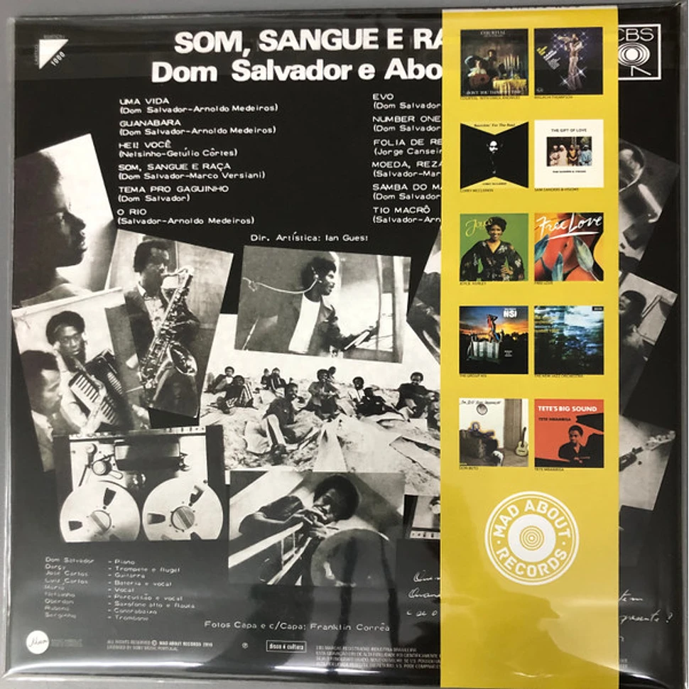 Dom Salvador e Abolicao - Som, Sangue E Raça - Vinyl LP - 2022 