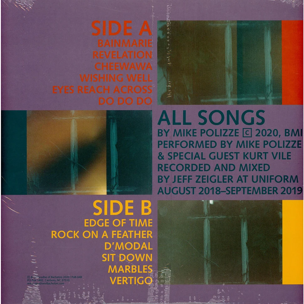 Mike Polizze - Long Lost Solace Find Transparent Blue Vinyl Edition