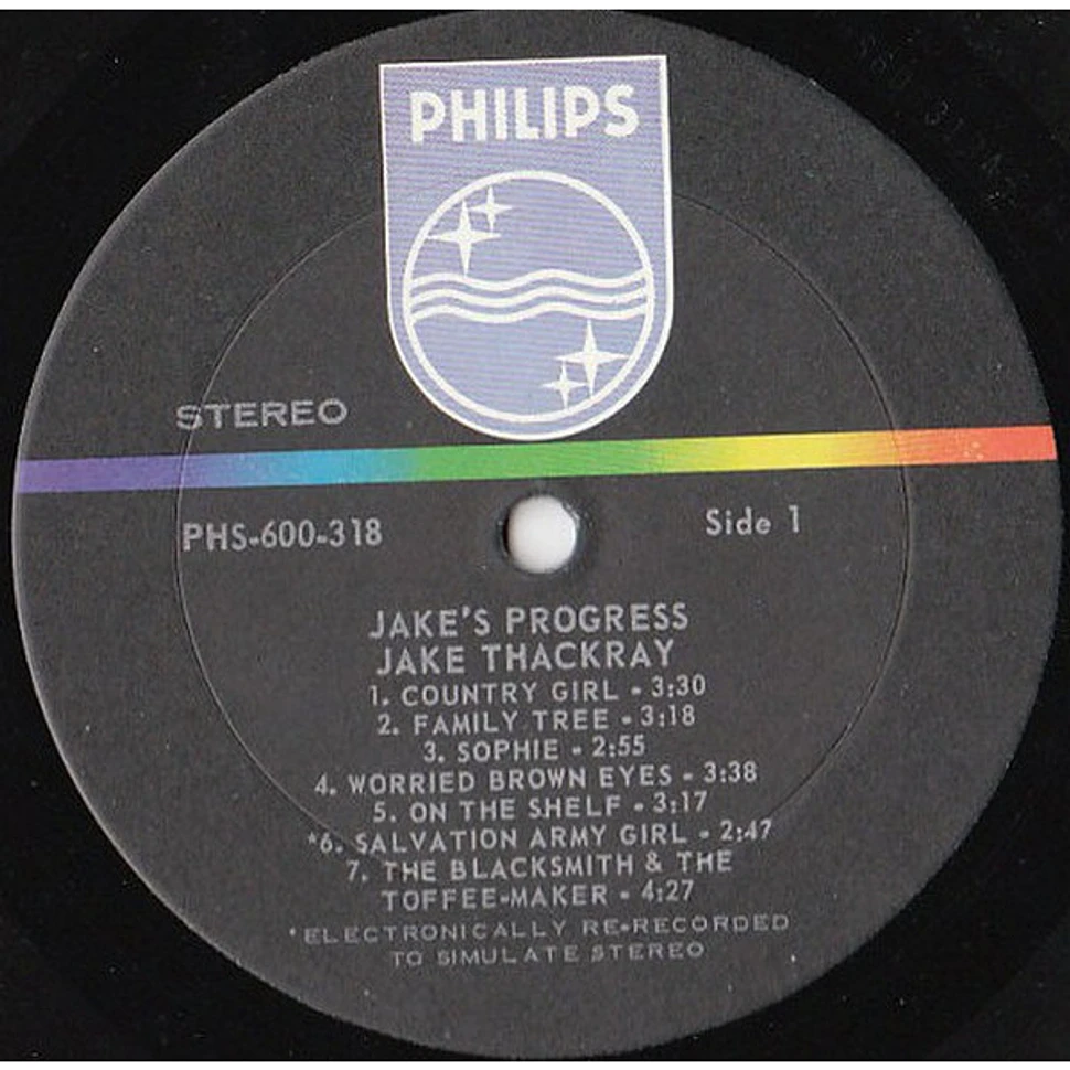 Jake Thackray - Jake's Progress