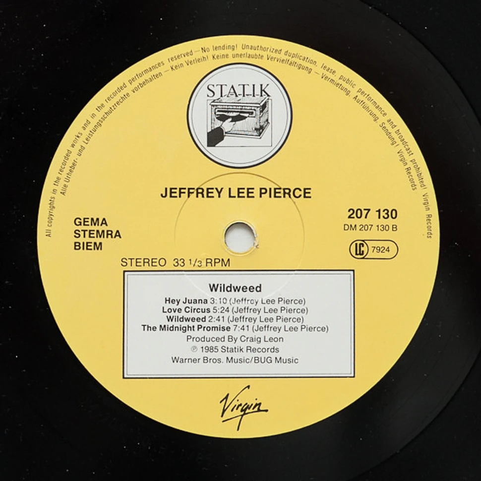 Jeffrey Lee Pierce - Wildweed