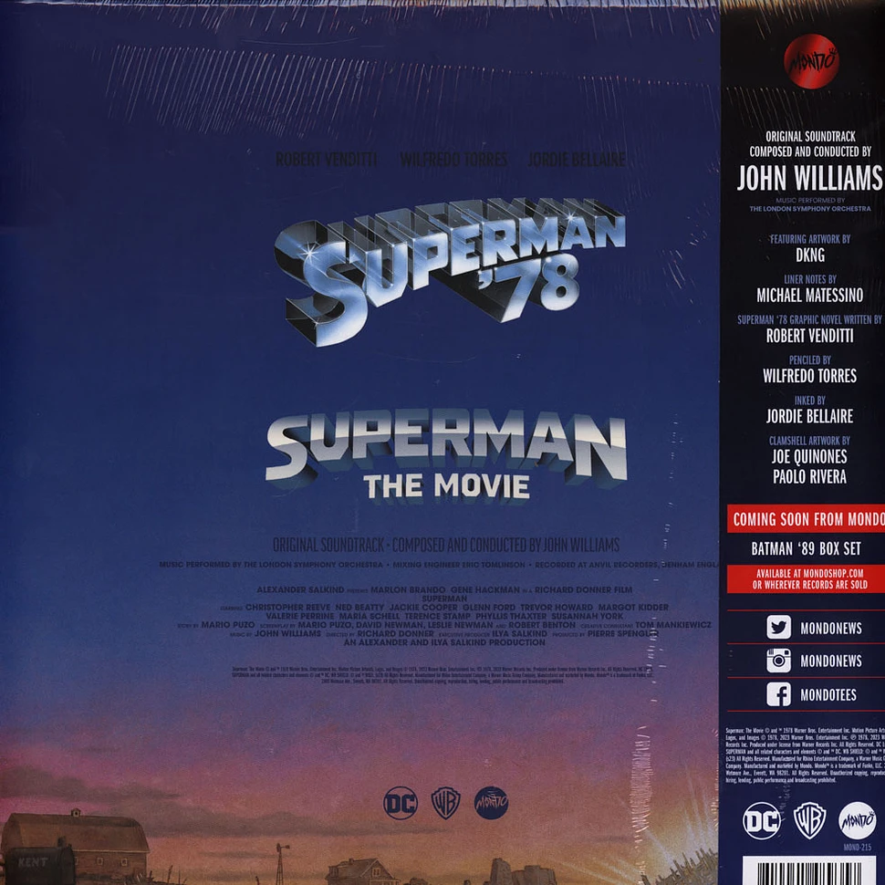 John Williams - OST Superman: The Movie Swirl Vinyl W/ Graphic Novel Box Set Edition