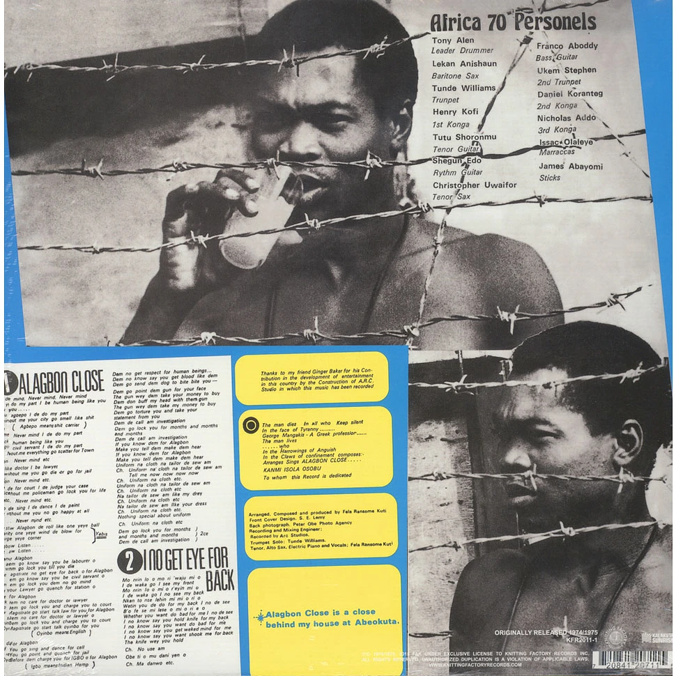 Fela Kuti - Alagbon Close