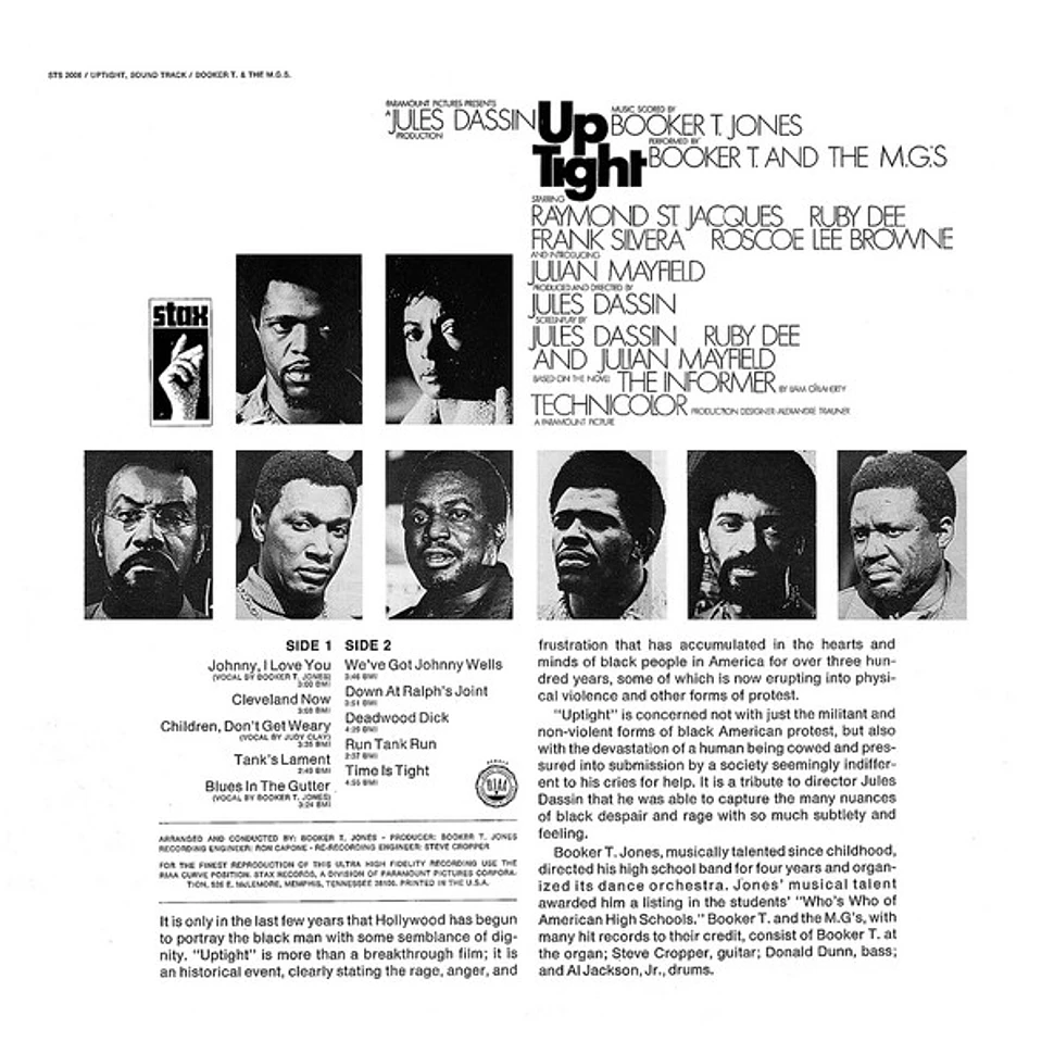 Booker T. Jones / Booker T & The MG's - OST Up Tight