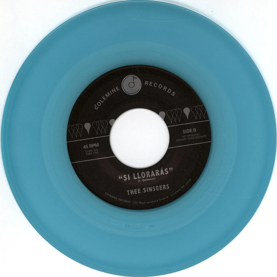 Thee Sinseers - For You / Si Lloraras Blue Vinyl Edition