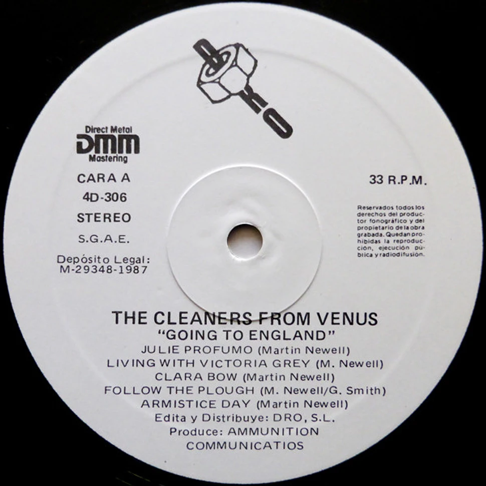 Cleaners From Venus - Going To England