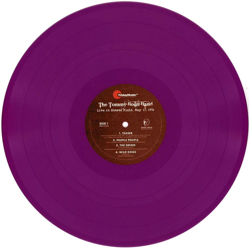 Tommy Bolin - Live At Ebbets Field 5-13-76 Purple Vinyl Edition