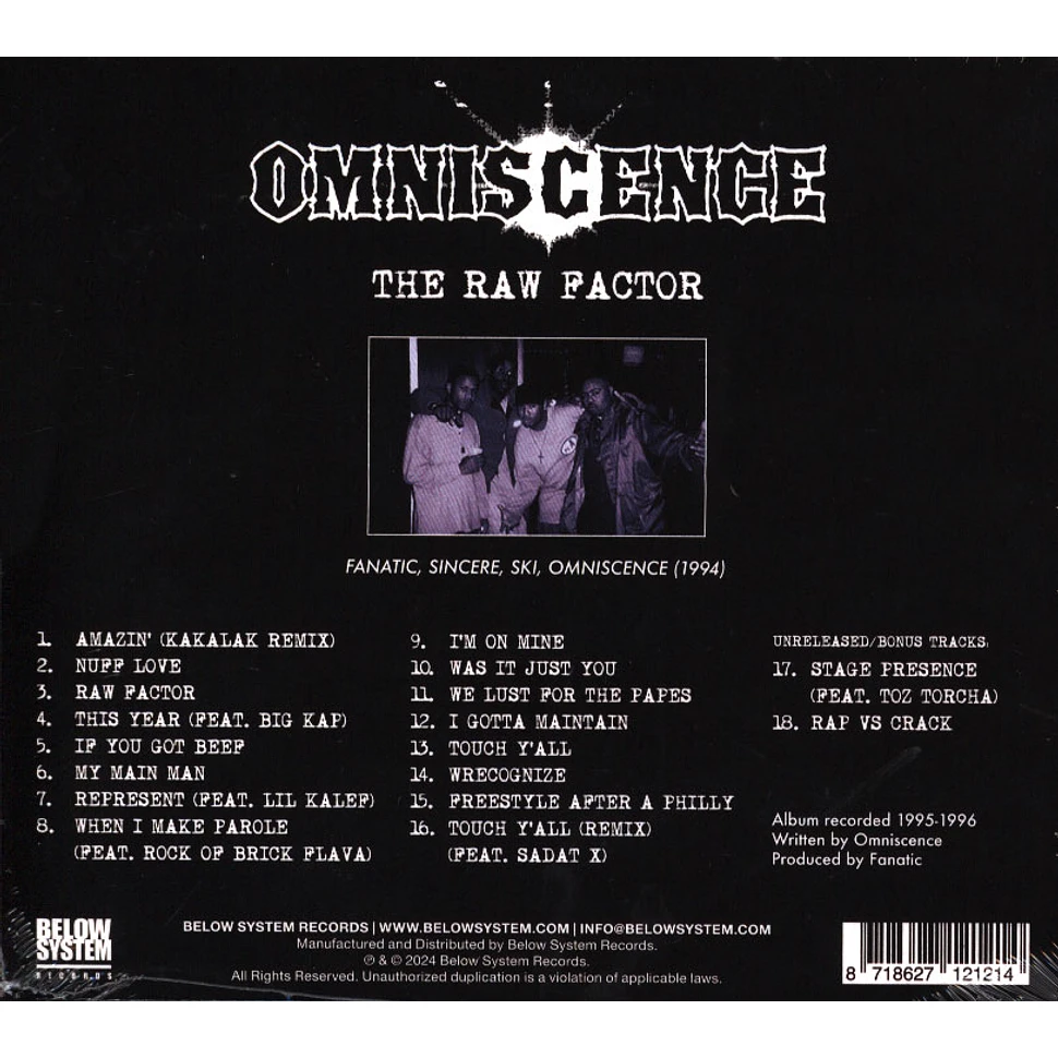 Omniscence - The Raw Factor