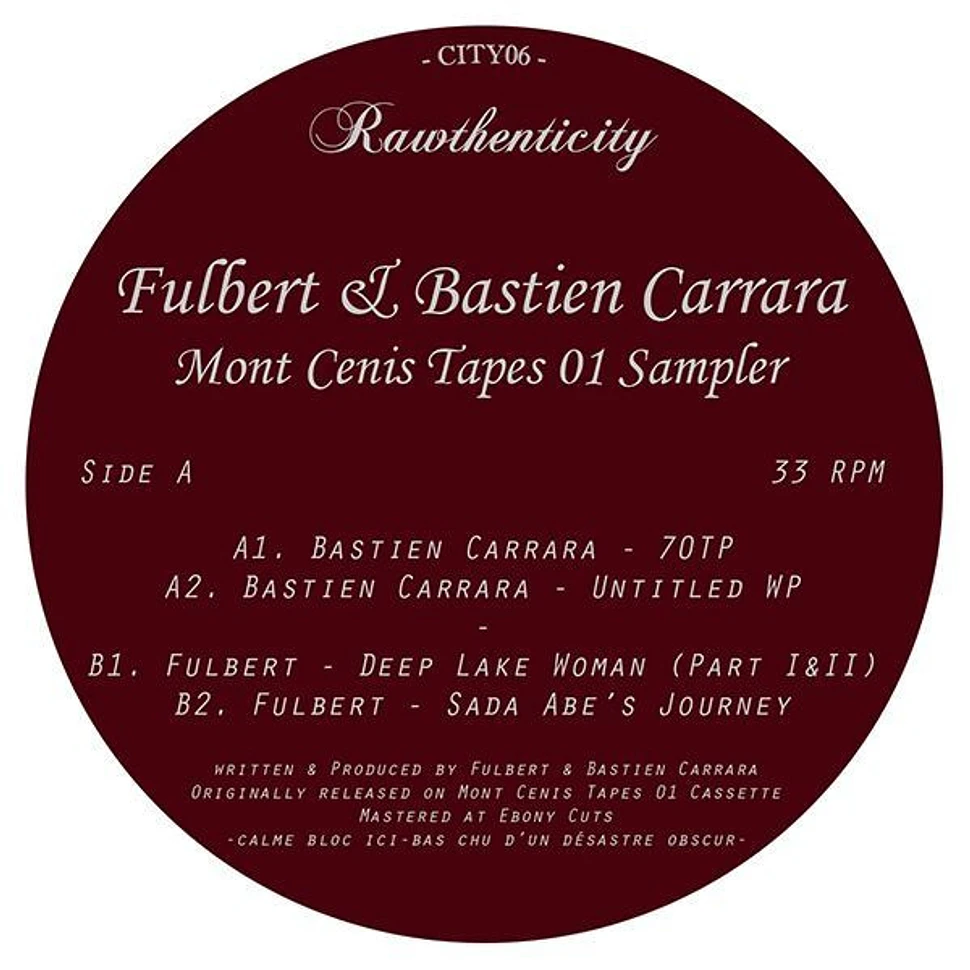 Fulbert & Bastien Carrara - Mont Cenis Tapes 01 Sampler