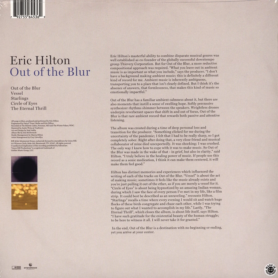Eric Hilton Of Thievery Corporation - Out Of The Blur Clear Vinyl Edition
