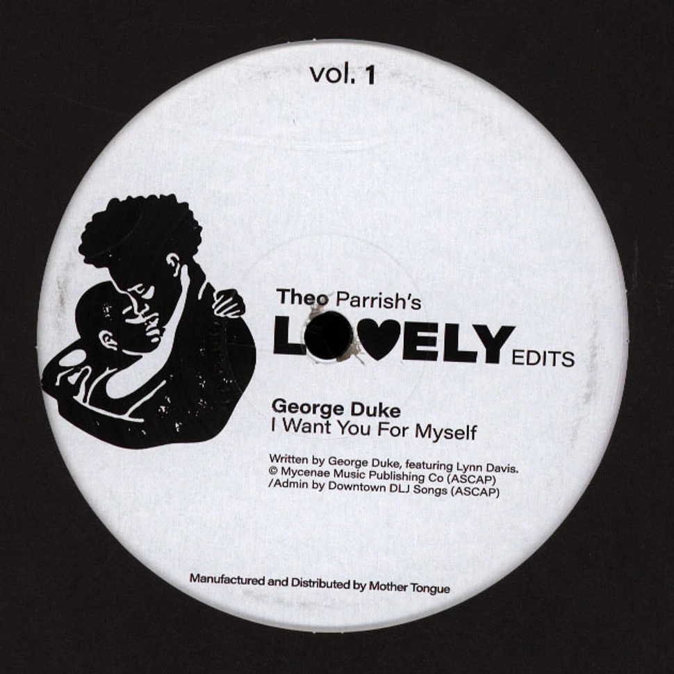 Theo Parrish - Lovely Edits Volume 1