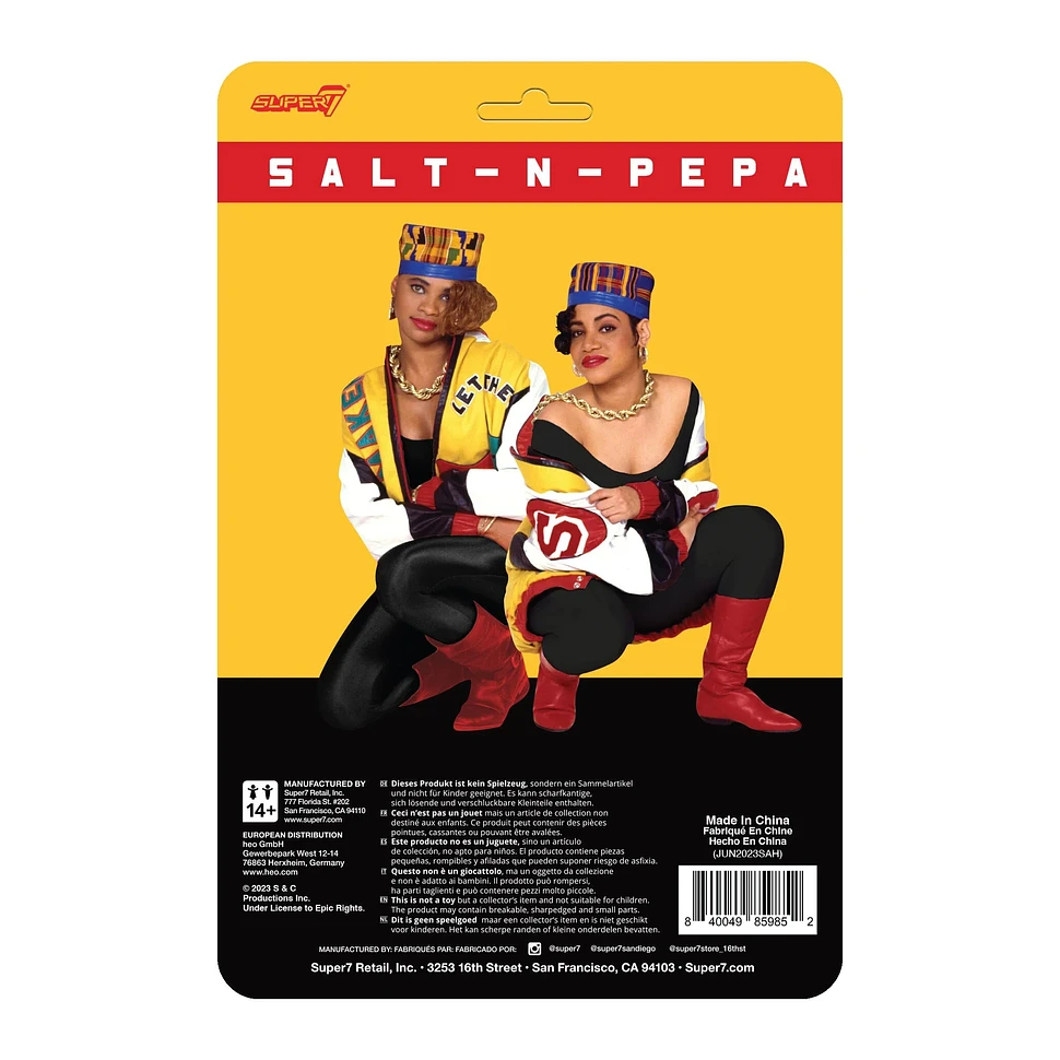 Salt-N-Pepa - Salt-N-Pepa 2-Pack - ReAction Figures