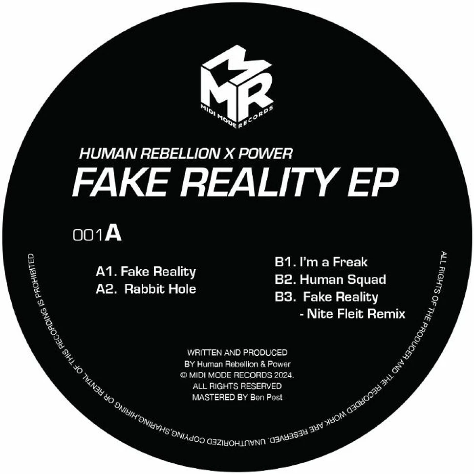 Human Rebellion / Power - Fake Reality EP