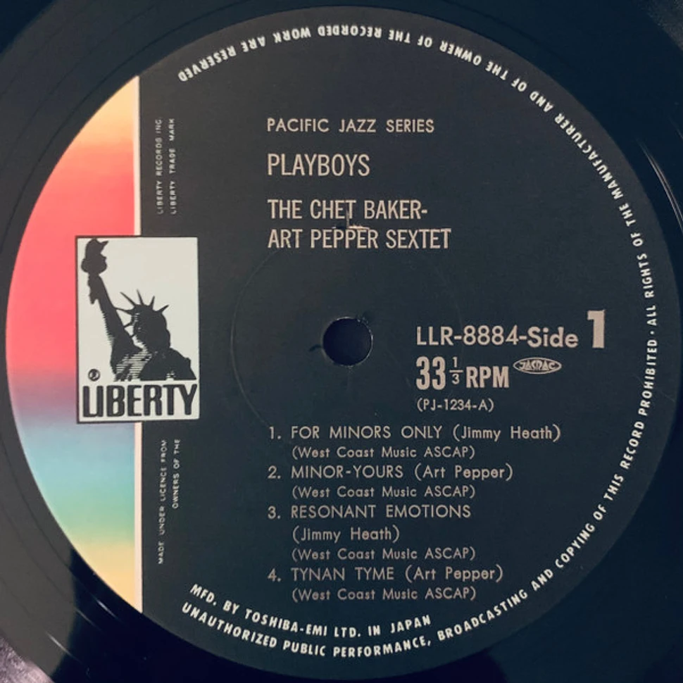 Chet Baker & Art Pepper - Playboys