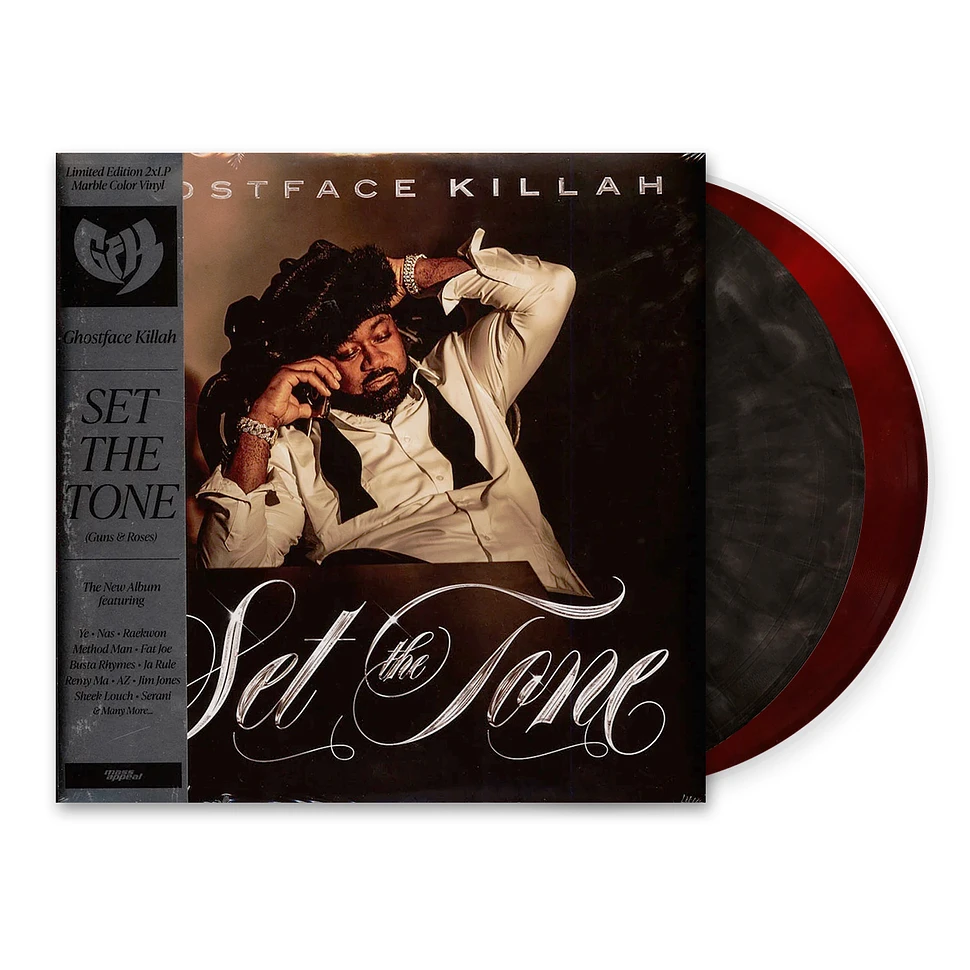 Ghostface Killah - Set The Tone Guns & Roses Black Marble Colored Vinyl Edition