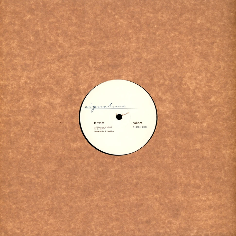 Calibre - Peso / My Chances 2024 Repress