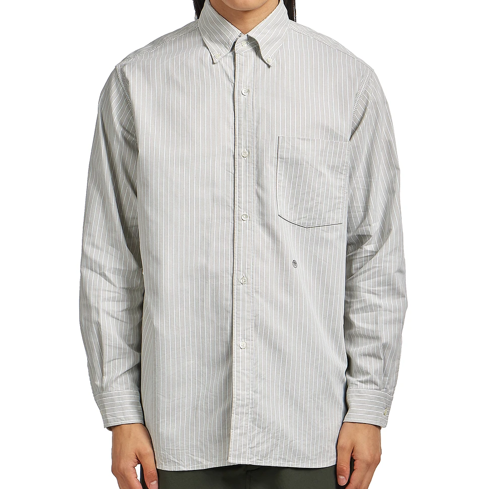 nanamica - Button Down Stripe Wind Shirt