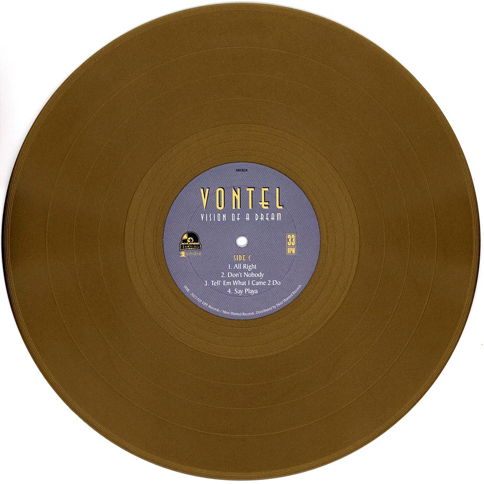 Vontel - Vision Of A Dream Golden Vinyl Edition