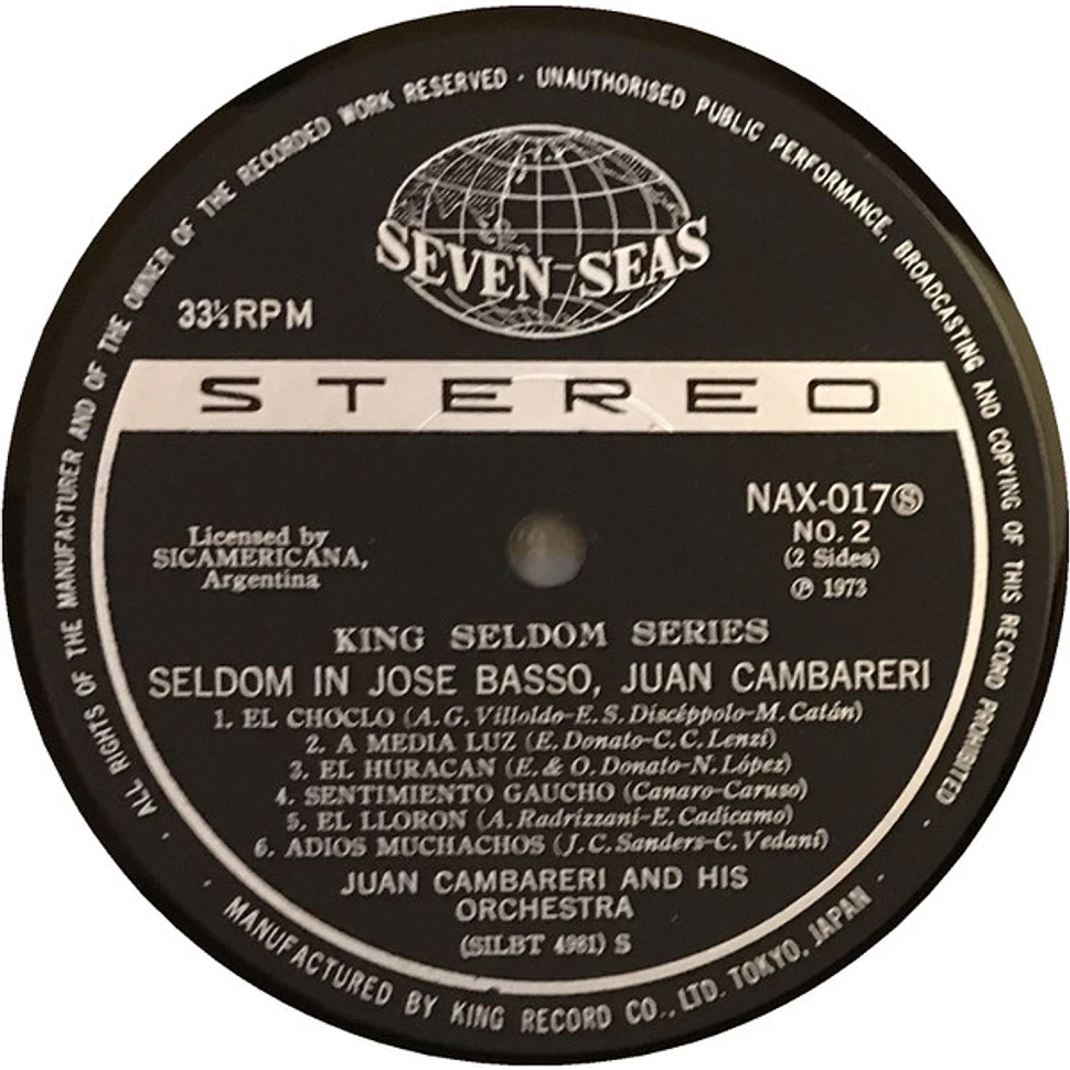 José Basso & Juan Pablo Cambariere - Seldom In Jose Basso & Juan Cambareri