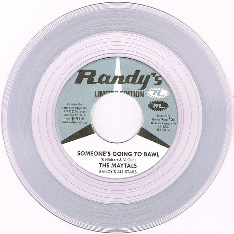 The Maytals, Randy's All Stars / Lester Sterling, Randy's All Stars - Someone's Going To Bawl / Skaramont