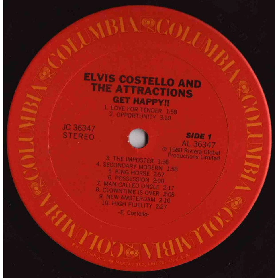 Elvis Costello & The Attractions - Get Happy!!