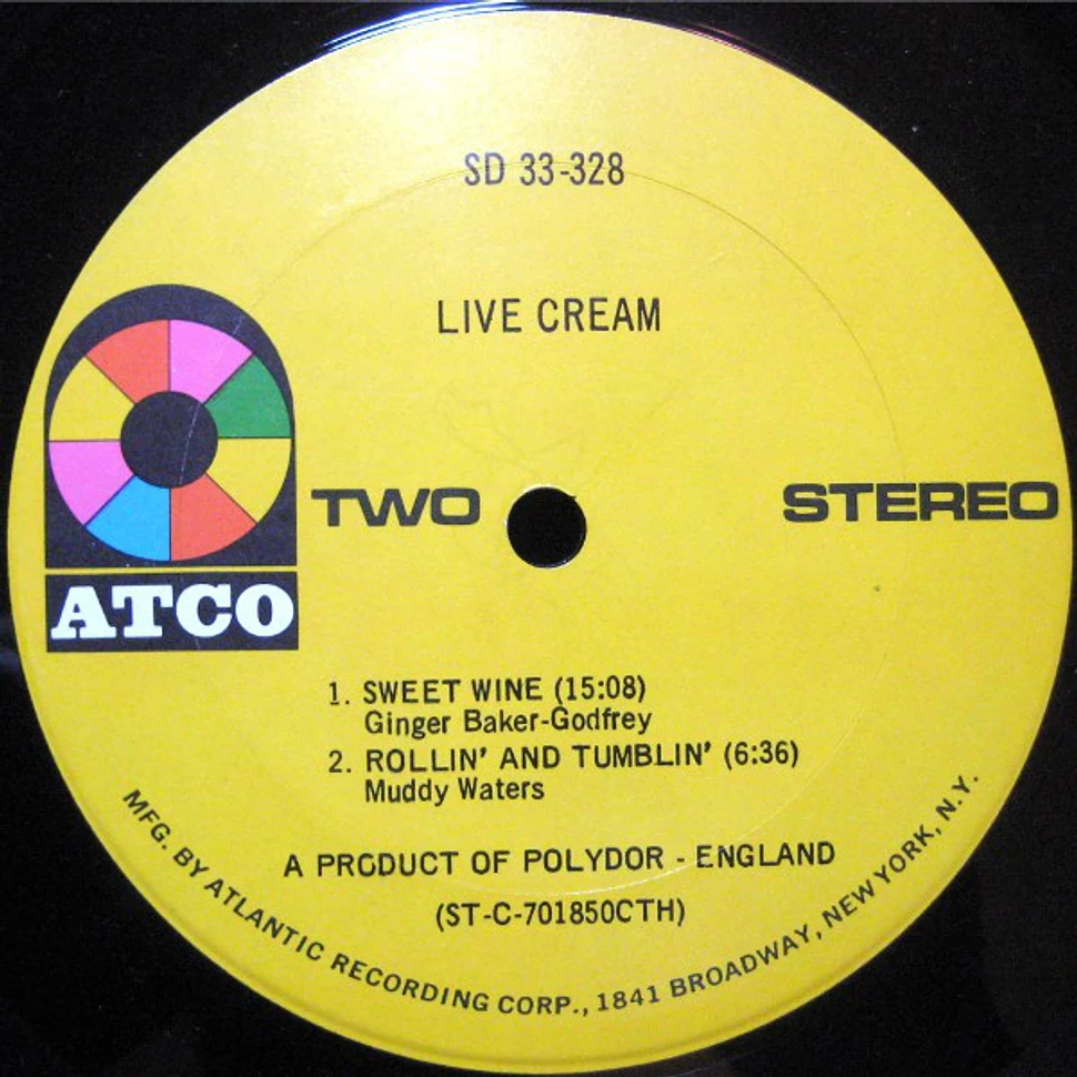 Cream - Live Cream