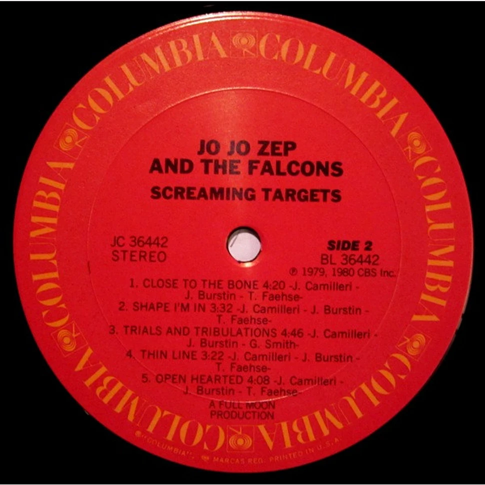 Jo Jo Zep and the Falcons - Screaming Targets