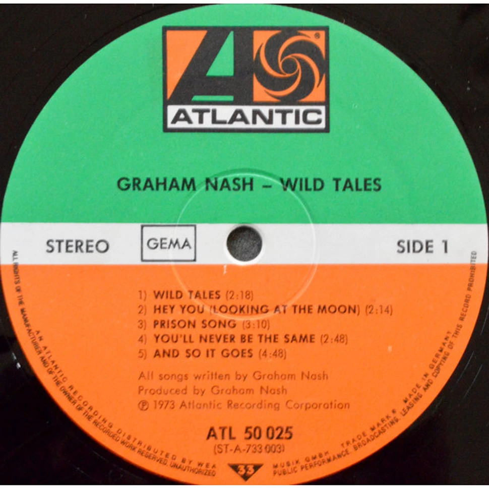 Graham Nash - Wild Tales