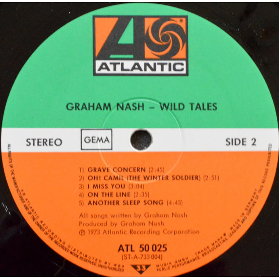 Graham Nash - Wild Tales