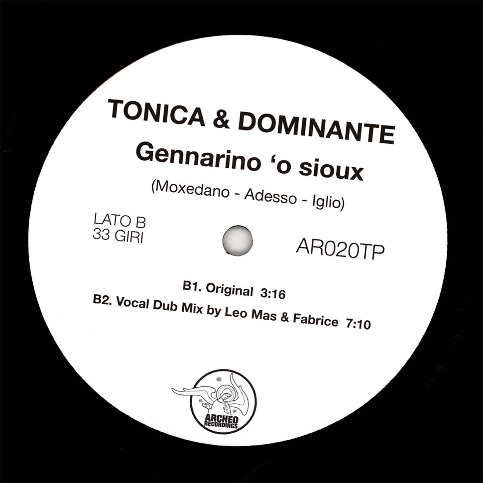 Tonica & Dominante - Tigre / Gennarino O Sioux Limited Test Press Edition