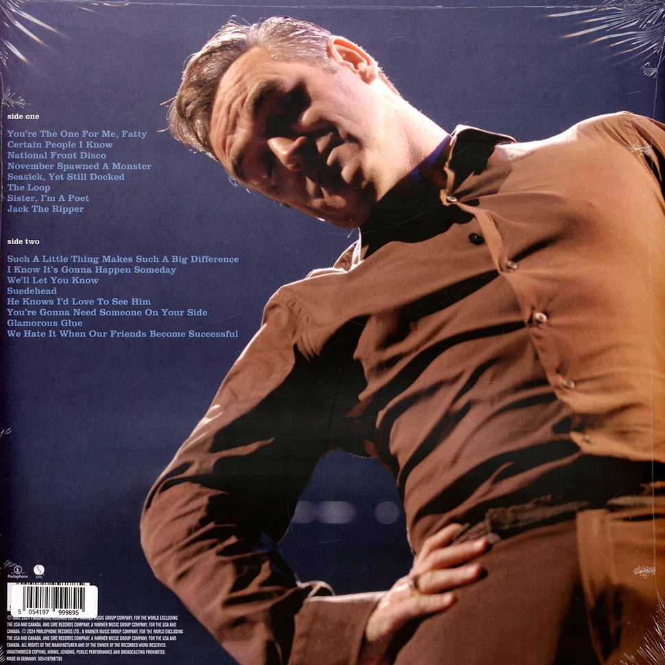 Morrissey - Beethoven Was Deaf Live In Paris Orange Vinyl Edition