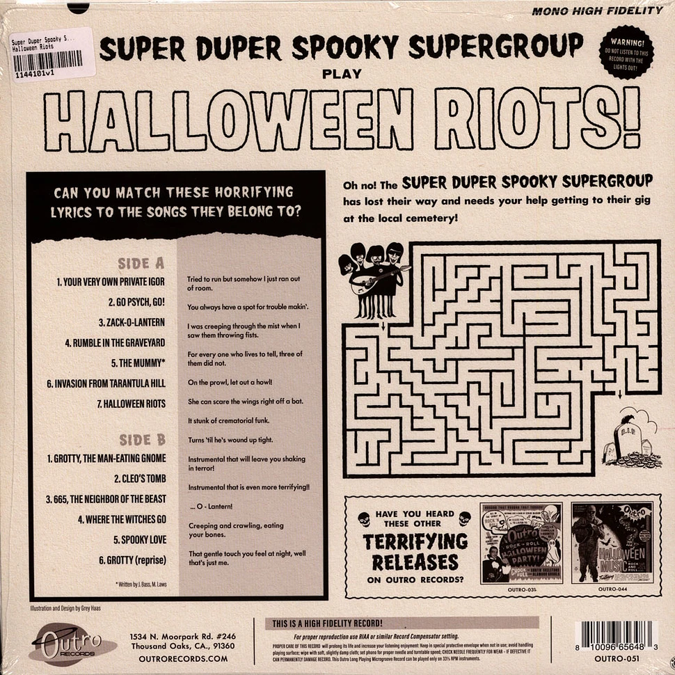 Super Duper Spooky Supergroup - Halloween Riots