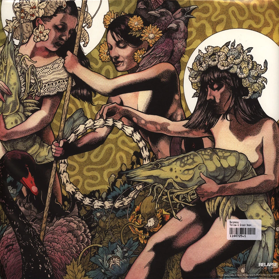 Baroness - Yellow & Green Neon Yellow Green Milky Clear Vinyl Edition