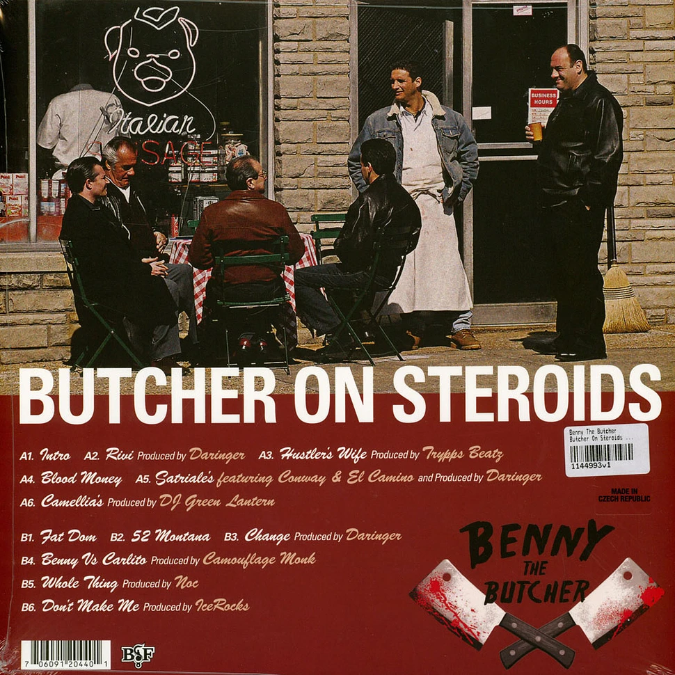 Benny The Butcher - Butcher On Steroids Black Vinyl Edition