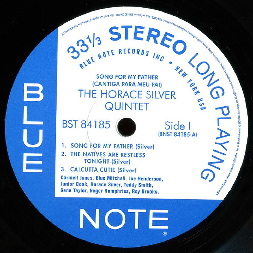 The Horace Silver Quintet - Song For My Father (Cantiga Para Meu Pai)