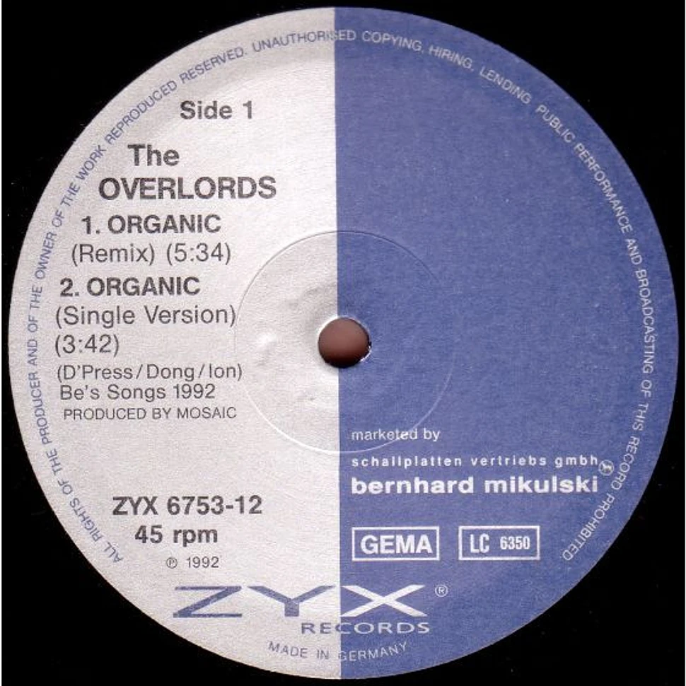 The Overlords - Organic+