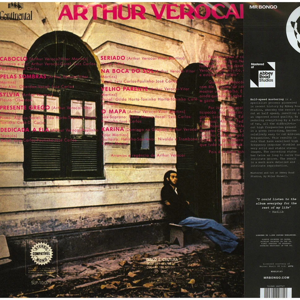 Arthur Verocai - Arthur Verocai Half-Speed Mastered Edition