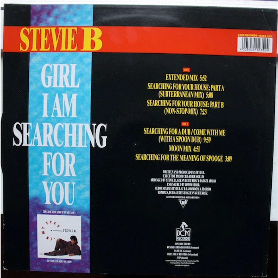 Stevie B - Girl I Am Searching For You