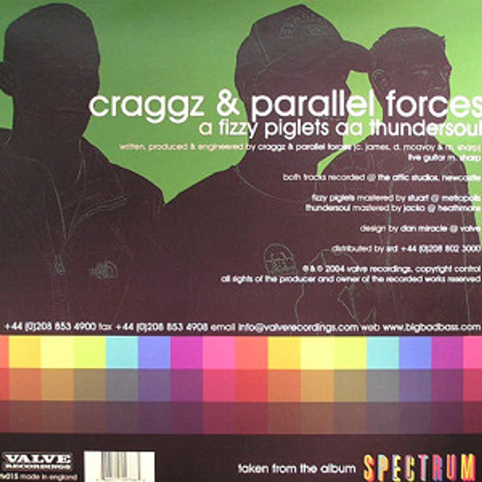 Craggz & Parallel Forces - Fizzy Piglets / Thundersoul