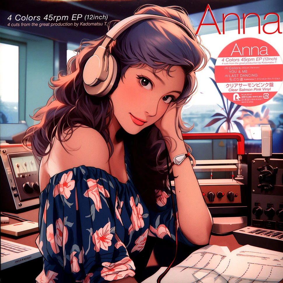 Anna - 4 Colors 45rpm Ep Clear Pink Vinyl Edition