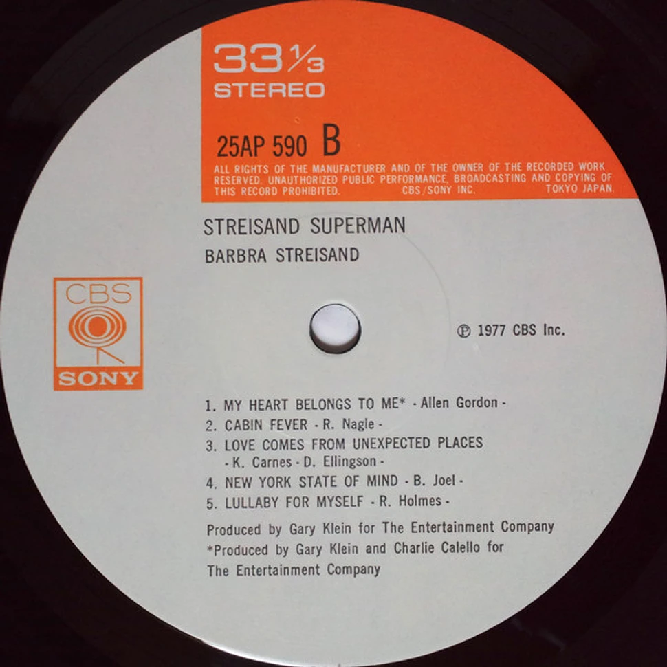 Barbra Streisand - Streisand Superman