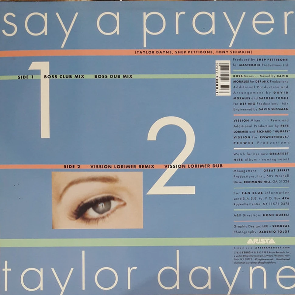 Taylor Dayne - Say A Prayer