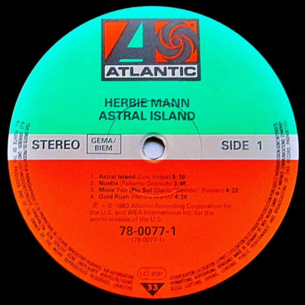 Herbie Mann - Astral Island