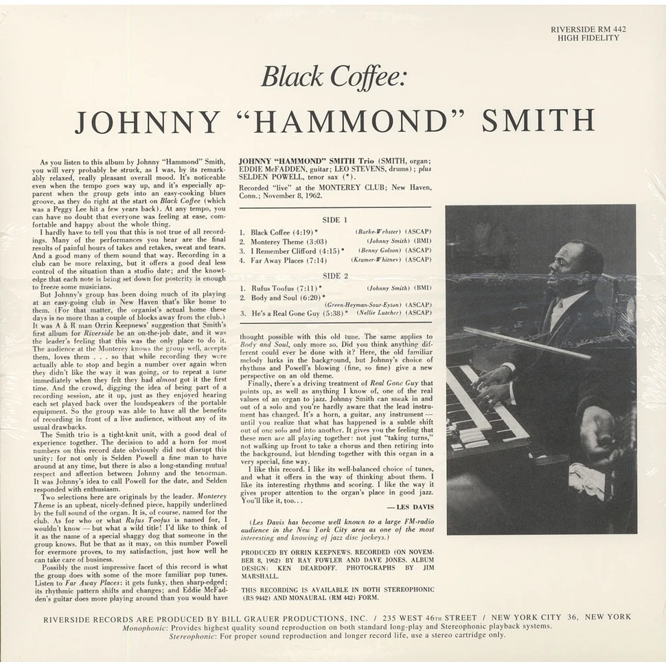 Johnny ''Hammond'' Smith - Black Coffee