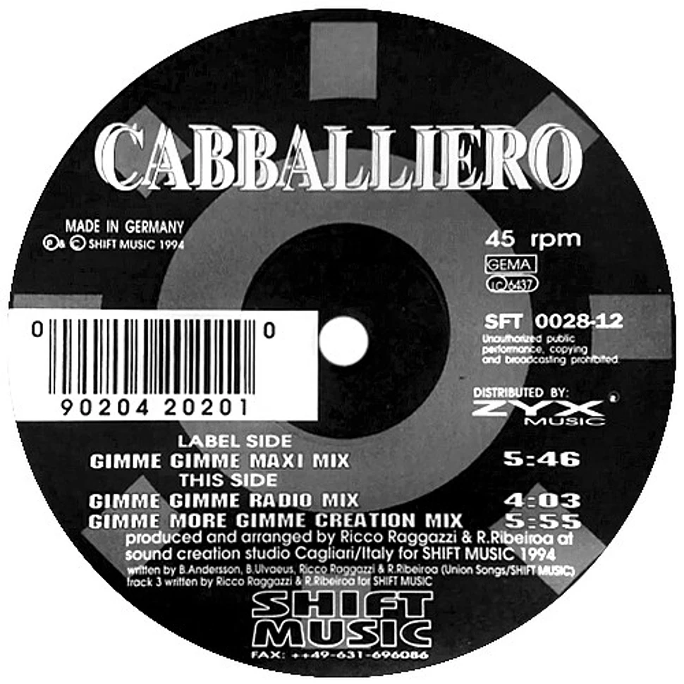 Cabballero - Gimme Gimme