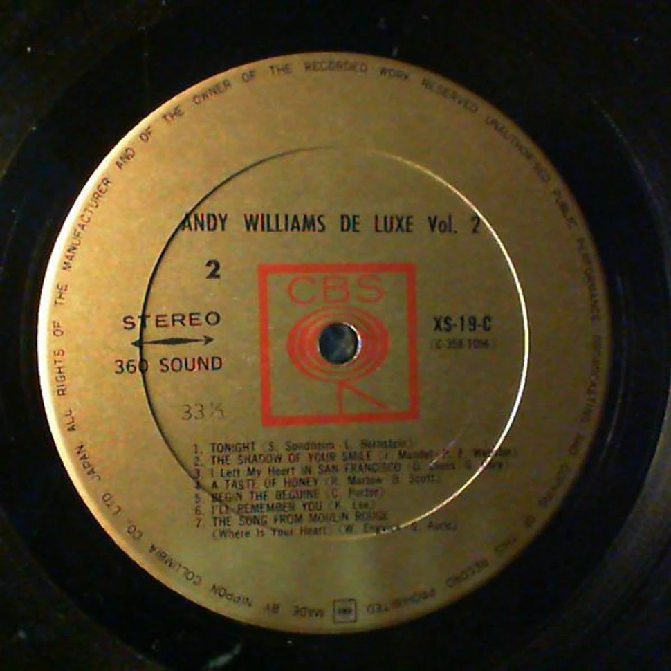 Andy Williams - De Luxe Vol. 2