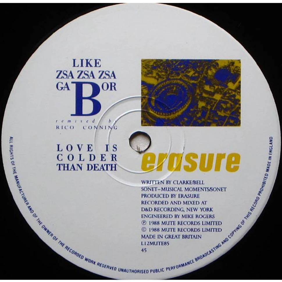 Erasure - A Little Respect (Big Train Mix)