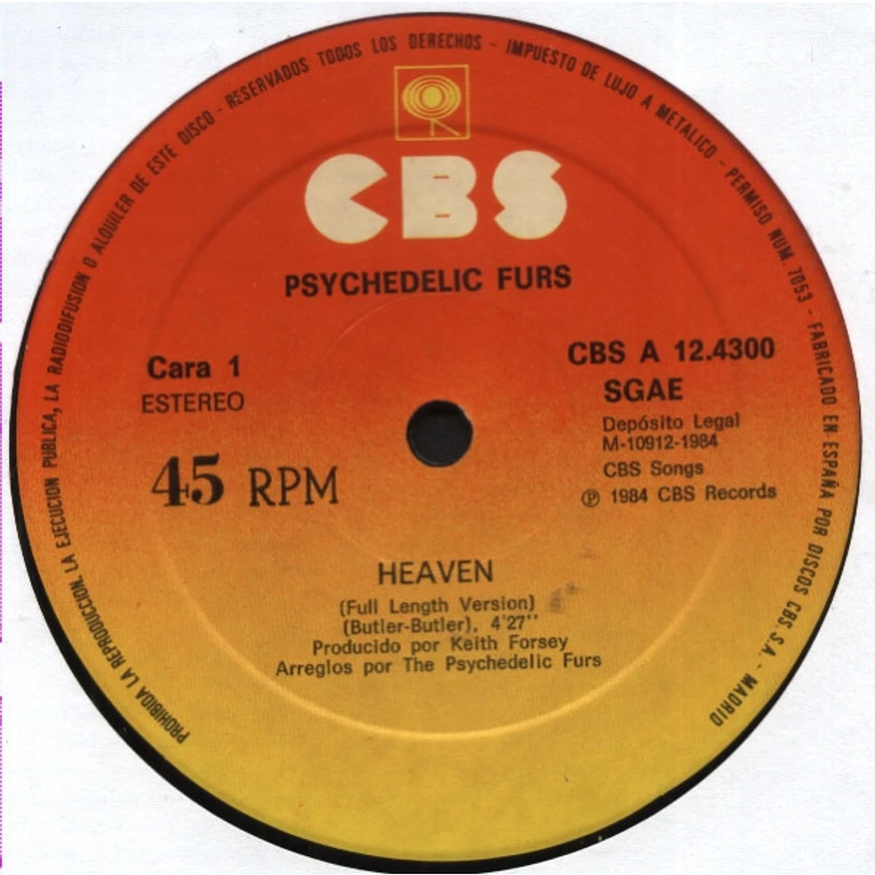 The Psychedelic Furs - Heaven