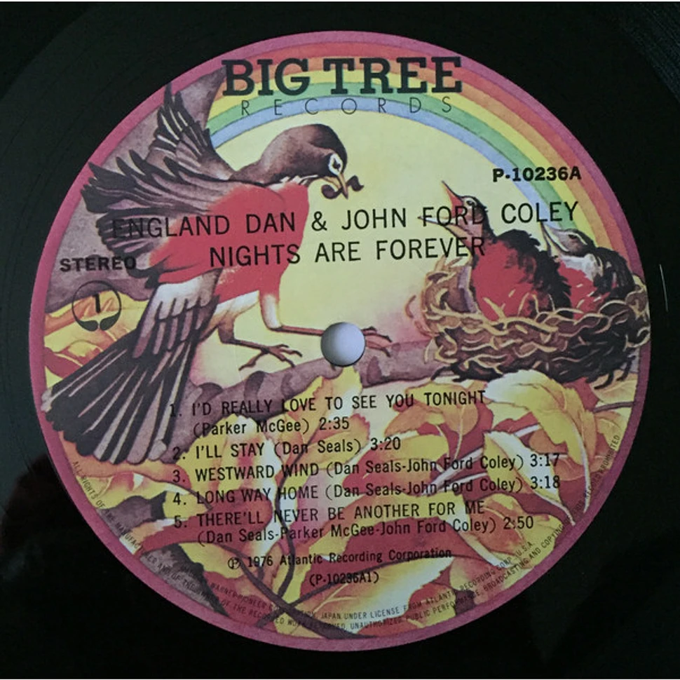 England Dan & John Ford Coley - Nights Are Forever